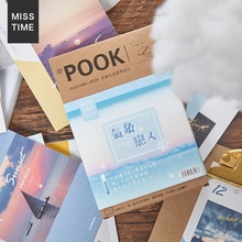 30 Pcs/Set Good Weather Series Paper Postcard Greeting Card Birthday Bussiness Gift Card Set Message Card 2024 - buy cheap