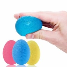 Bola de agarre de silicona en forma de huevo, Bola de Fitness para mano, fortalecedor de dedos, 3 resistencias para apretar, suave, medio y duro para entrenamiento de mano 2024 - compra barato