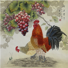 Handmade Animal Chicken, grape fruit Needlework Embroidery DIY Crafts Cross Stitch Kits 14CT Unprinted Home decor wall Arts 2024 - buy cheap