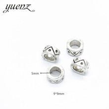 YuenZ 15pcs Antique Silver Color big hole Beads Spacers Beads Fit European Charm Jewelry Accessories DIY Findings R114 2024 - buy cheap