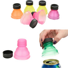 Creative 6Pcs Soda Saver Pop Beer Beverage Can Cap Flip Bottle Top Lid Protector Snap On cup cover water dispenser insulated L*5 2024 - buy cheap
