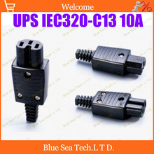 Free Shipping 10pcs IEC320-C13 Power Cable Cord Connector C13 female Receptacle PDU power detachable socket,UPS socket 10A/250V 2024 - buy cheap
