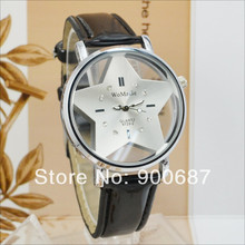 2020 Модные женские Часы Womage кожаный ремень кварцевые часы модные полые прозрачные часы Звездные наручные часы Relojes Mujer 2024 - купить недорого