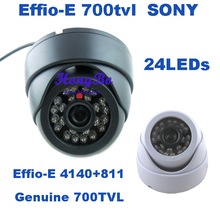 Подлинная 1/3 ''Sony CCD effio-е 700TVL 24leds ИК Крытый HD 960 H безопасности купольная камера видеонаблюдения камера видеонаблюдения Бесплатная доставка 2024 - купить недорого