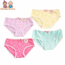 10pc/Lot Cotton Young Briefs Candy Colors Girls Panties Kids Underwear Pants Underpants for 9-20Years 2024 - buy cheap