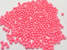 100 Matte Pink Color Acrylic Round Seed Beads 4mm(0.16") Spacer 2024 - buy cheap