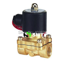 Free Shipping,  3/4'' Brass Solenoid Valve Normally Closed Water Air Oil 2W200-20 NBR DC12V DC24V AC110V AC220V AC380V 2024 - buy cheap