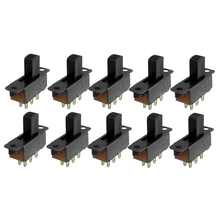 MYLB-10 Pcs 6 Pins 2 Positions DPDT On/On Mini Slide Switch 2024 - купить недорого