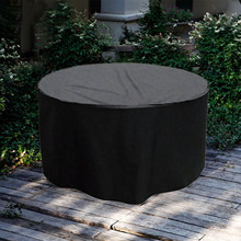 Round Furniture Cover Durable Daily Life Waterproof Dustproof Outdoor Table Chair Patio Set Cover Protector 50.39 x 27.95 Inch 2024 - buy cheap