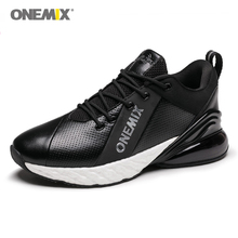 ONEMIX Winter Running Shoes For Men Air 270 Breathable Walking Sport Outdoor Men Running Shoes Black Skateboarding Shoes Factory 2024 - buy cheap