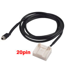 3.5mm 20pin AUX Audio Music AUX Cable Input Adapter For Toyota Camry Corolla Reiz RAV4 Highlander 2024 - buy cheap