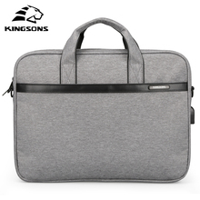 KINGSONS-funda impermeable para ordenador portátil, maletín de hombro tipo mensajero para oficina, 11, 12, 13, 14 y 15 pulgadas 2024 - compra barato