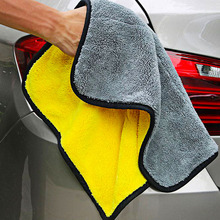 Car Cleaning Drying Cloth Car Wash Microfiber Towel  Large Hemming Car Care Cloth Detailing For car Accessories 2024 - buy cheap