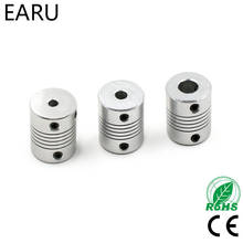 1pcs 5x8mm CNC Motor Jaw Shaft Coupler 5mm To 8mm Flexible Coupling OD 19x25mm wholesale Dropshipping 3/4/5/6/6.35/7/8/10mm 2024 - купить недорого