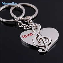 Mamojko Fashion Couple Love Heart Key Chain Women Men Key Holder Bag Buckle Accessory Charm HandBag Pendant Key Ring Gifts 2024 - buy cheap