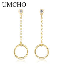 UMCHO Real Pure 925 Sterling Silver Earrings For Women Female Fine Jewelry Fashion Dating Romantic Dangle Earrings  Brincos 2024 - buy cheap