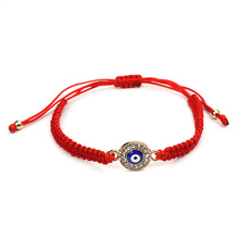 Wish Card Lucky Red Black String Thread Bracelets Blue Turkish Evil Eye Charm Women Handmade Bracelets Fashion Jewelry Gift EY31 2024 - buy cheap