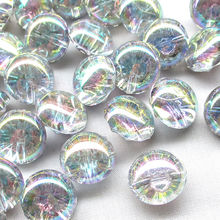 New 100PCS White ABcolor Clear Plastic Buttons Half Ball 13mm Sewing Craft 2024 - купить недорого