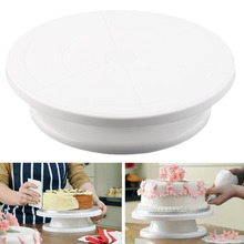 10'' 28cm Cake Making Turntable Rotating Decorating Platform Stand Display Worldwide Store 2024 - buy cheap