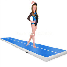 Free Shipping 5*1*0.1m Thickness Durable Drop Stitch Inflatable Tumble Track For Gymnastics / Tumble Inflatable Air Track 2024 - buy cheap