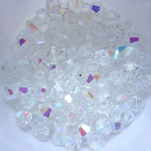 Cuentas de cristales austriacos de alta calidad, 4mm, 1000 Uds., AAA bicono, color blanco, fabricación de joyas, DIY, 5301 2024 - compra barato