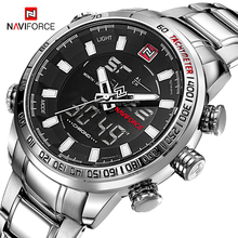 NAVIFORCE Top Luxury Brand Men Watches Mens Army Military LED Analog Digital Wrist Watch Male Quartz Clock Relogio Masculino 2024 - buy cheap