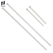 BASEHOME 100 uds/16/20/30/40mm de longitud de acero inoxidable de cabeza plana Pin agujas para pendientes DIY collares pulseras joyas haciendo 2024 - compra barato