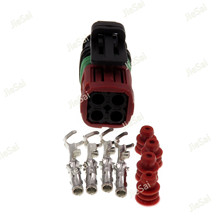 Conector do sensor de oxigênio, 4 pinos 1337352-1 plug injetor de combustível, para carros escavadeira 2024 - compre barato