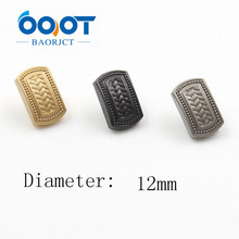 Accesorio para el pelo hecho a mano ooot baorjct A-18315-29, 10 uds, botones de metal clásicos de alta calidad de 12mm, accesorios de ropa DIY hechos a mano 2024 - compra barato