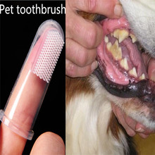 Wholesale 20Pcs Super Soft Finger Brush Pet Toothbrush Plush Dog Plus Bad Breath Dental Care Tartar Dog Cat Cleaning Supplies 2024 - buy cheap