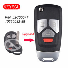 Keyecu actualizado Flip mando a distancia de coche 4 botones 315MHz ID46 Chip para Buick Chevrolet GMC FCC ID: L2C0007T P/N: 10335582-88 2024 - compra barato