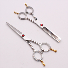C1012-Tijeras de corte de acero inoxidable para peluquero, herramienta profesional para cortar cabello humano, DIY, de 5,5 "y 16cm, de Japón 2024 - compra barato