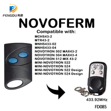 2PCS NOVOFERM NOVOTRON 312,NOVOFERM MCHS43-2 433,92mhz compatible replacement remote control with free shipping 2024 - buy cheap