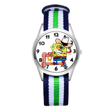 Relojes de estilo de dibujos animados a la moda para mujeres, niñas, estudiantes, niños, correa de nailon, reloj de pulsera de cuarzo Clcok JC54 2024 - compra barato