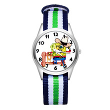 Fashion Cartoon style Watches Women's Girls Students Boy's Children Nylon Strap Quartz Wrist Watch Clcok JC54 2024 - buy cheap