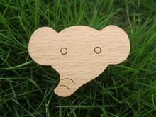 Детские деревянные броши с изображением слона 2024 - купить недорого