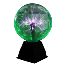 8 Inch Plasma Ball Lamp Globe Static Night Light Magic Touch Sound Sensitive Glass Sphere Fun Toy Kids Plazma Desk Novelty Light 2024 - buy cheap