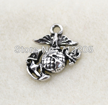 50pcs a lot   fashion cheap EGA  charm with the eagle  jewelry accessory 2024 - buy cheap