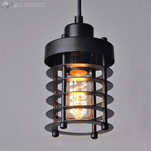 nordic Black vintage industrial pendant lights led lights for dinning room loft corridor lighting style hanging light fixtures 2024 - buy cheap