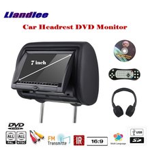 7 " Car Headrest Head Rest Restraints Pillow TFT LED Monitor Screen / DVD Game Player Back Seat Multimedia System 2024 - buy cheap