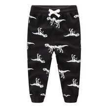 Jumping meters kids trousers pants with dinosaurs boys sweatpants full length autumn spring children sweatpants 2-7T boys pants 2024 - buy cheap