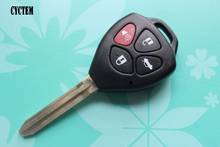 CYCTEM 3+1 Buttons Remote Key Cover Blank Keys Fob Shell Case Fit For Toyota Camry Toy43 2024 - buy cheap