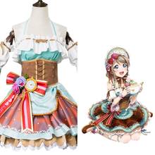 Love Live! Sunshine!! Watanabe Bouquet Valentine's Day Dress Cosplay Costume full set 2024 - buy cheap