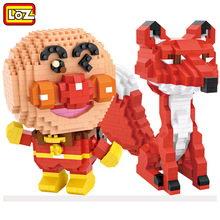 LOZ-Mini bloques de construcción de dibujos animados para niños, modelo de Anpanman, bloques de construcción, Koala, zorro, Anime, muñeca, regalos para niñas, 9228 2024 - compra barato