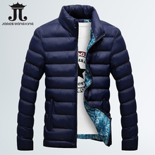 Мужская зимняя куртка с воротником-стойкой, однотонная Толстая парка с воротником-стойкой, большие размеры 6XL, 2019 2024 - купить недорого