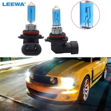 Leewa lâmpadas de farol halogênico para carro, 2 peças, branco, 9006 hb4 12v, 55w/100w, farol lâmpada # ca2139 2024 - compre barato