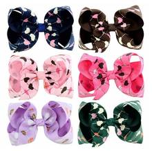 200pcs DHL Free Shipping Valentine's Days Ribbon Hairbow Holiday Heart Ribbon Hair Clip 2024 - buy cheap