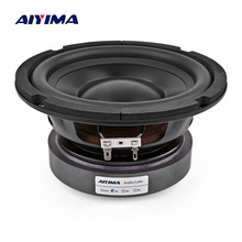 AIYIMA-Altavoces Subwoofer de 6,5 pulgadas para cine en casa, sistema de sonido de alta potencia de 4, 8 Ohm, 100W, Hifi 2024 - compra barato