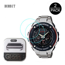 For Casio GST-W100D-1A2 0.3mm 2.5D 9H Clear Tempered Glass Screen Protector Anti-Scratch Smartwatch Film For casio w100d film 2024 - buy cheap