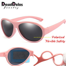 Kids Sunglasses Brand Baby Girls Sunglass Polarized Children Sun Glasses Flexible Safety Frame UV400 Birthday Christmas Gifts 2024 - buy cheap